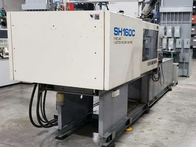 Used 160 Ton Sumitomo SH160C Injection Molding Machine